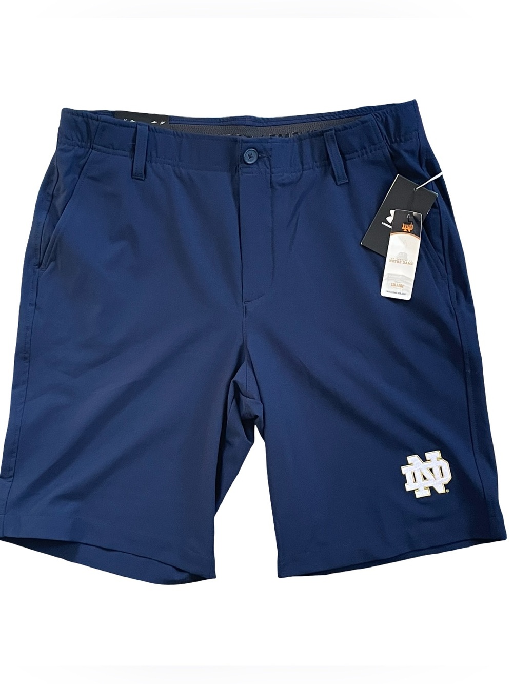 Notre Dame Performance Men's Navy Shorts